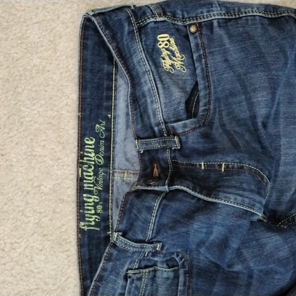 Flyimg Machine 80's Vintage Denim Art - Picture 2 of 5